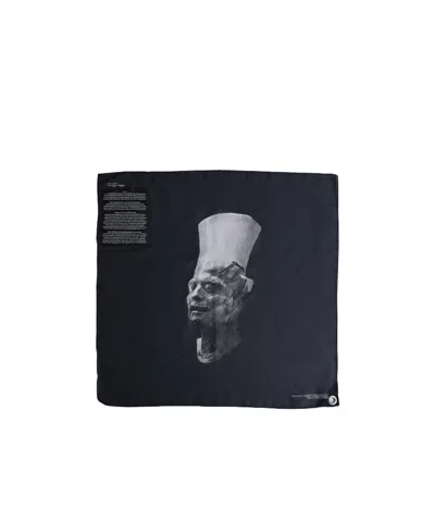 Rick Owens Pattern Scarf In Gray