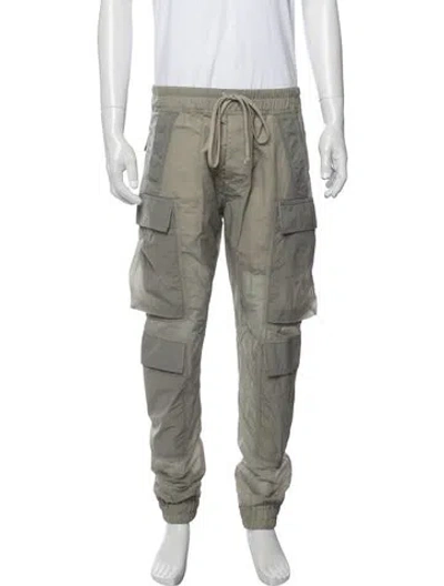 Pre-owned Rick Owens Patterned Cargo Pants W/ Tags In Green