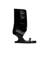 Rick Owens Black Hollywood Winged Cantilever 8 Heeled Sandals In Black