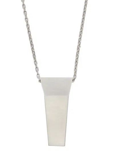 Rick Owens Pendant Necklace In Metallic