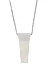 Rick Owens Pendant Necklace In Silver