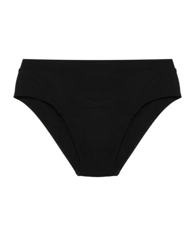 Rick Owens Penta Swim Trunks In Black