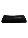 Rick Owens Pentagram Beach Towel In Black