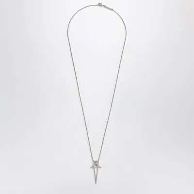 Rick Owens Pentagram Mini Metal Necklace