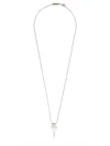 Rick Owens Pentagram Necklace In Metal