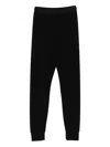 Rick Owens Pentagram-stitch Thermal Leggings In Black
