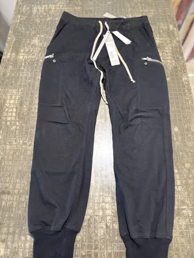 Pre-owned Rick Owens Performa Fw20 Cargo Jog In Black