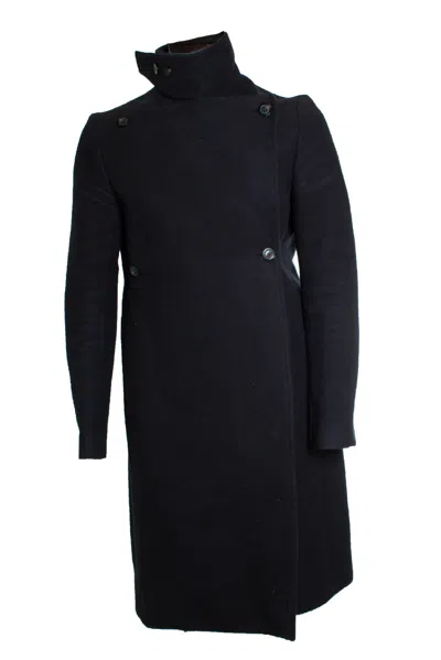 Rick Owens , Performa Fw20 Moody Balmacaan Coat In Black