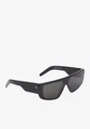 Rick Owens Performa Rectangle-frame Sunglasses In Gray