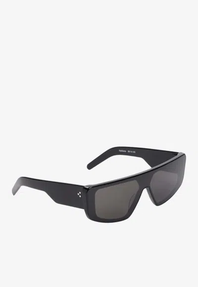 Rick Owens Performa Rectangle-frame Sunglasses In Gray