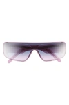 Rick Owens Performa Shield Sunglasses In Purple