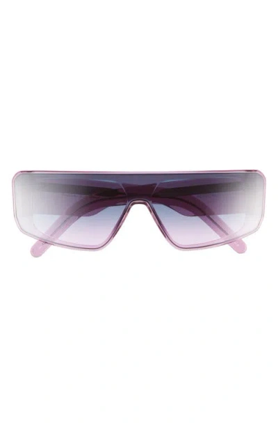 Rick Owens Performa Shield Sunglasses In Purple