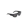Rick Owens Performa Rectangle-frame Sunglasses In Black