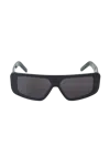 Rick Owens Performa Sunglasses Black/black In Black
