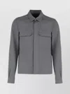 Rick Owens Performance Fabric Overshirt With Pockets