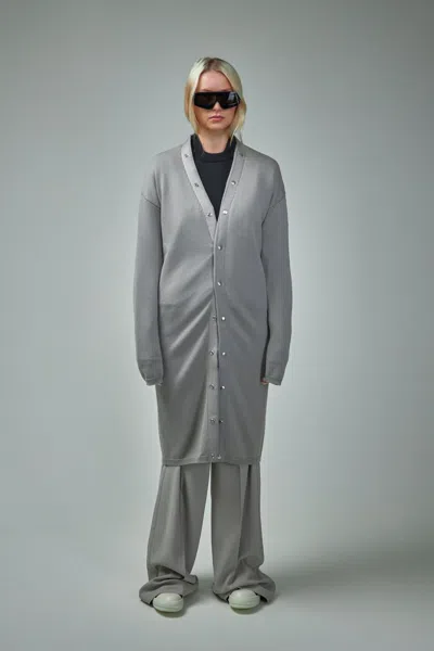Rick Owens Peter Cardigan In Gray