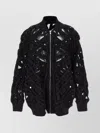 Rick Owens Peter Flight Strap-detail Oversized Jacket In Black