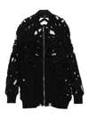 Rick Owens Peter Flight Strap-detail Oversized Jacket