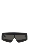 Rick Owens Phleg Rectangular Sunglasses In Black
