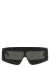 Rick Owens Phleg Rectangular Sunglasses In Black