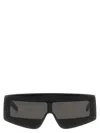 Rick Owens Phleg Rectangular Sunglasses In Black