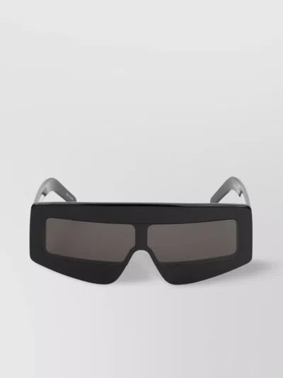 Rick Owens Phleg Sunglasses Graphic Hardware In Black