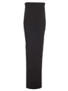 Rick Owens Pillar Floor-lenght Long Skirt In Black