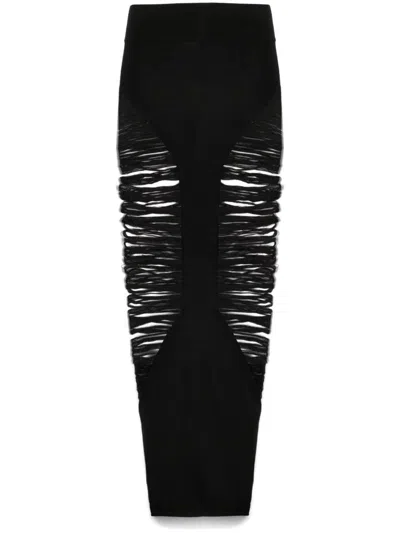 Rick Owens Pillar Long Skirt