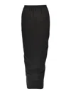Rick Owens "pillar" Maxi Skirt In Black