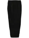 Rick Owens Pillar Maxi Skirt In Black