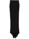 Rick Owens Pillar Maxi Skirt In Black