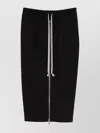 Rick Owens Zip-front Drawstring Midi Skirt