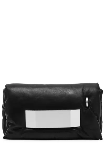 Rick Owens Pillow Griffin Padded Leather Cross-body Bag In Black