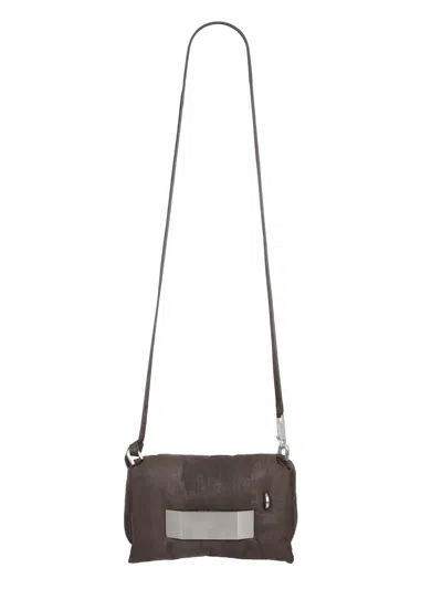 Rick Owens Flap Shoulder Bag In Black