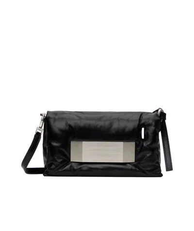 Rick Owens Pillow Griffin Shoulder Bag In Black