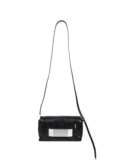 Rick Owens Pillow Griffin Shoulder Bag In Black