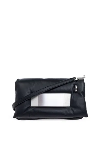 Rick Owens Pillow Griffin Clutch Bag In Black