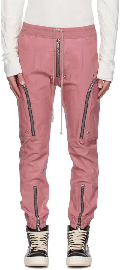 Rick Owens Pink Bauhaus Cargo Pants In 23 Thulian