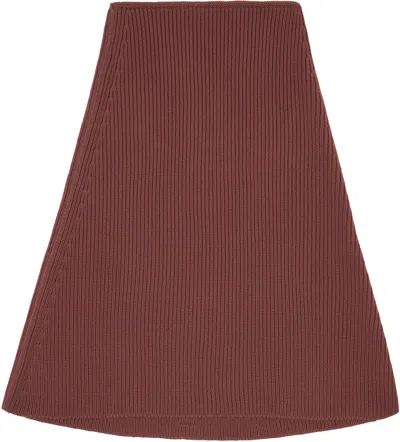 Rick Owens Pink Concordians Cowl Collar In Brown