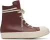 Rick Owens Pink Concordians Sneakers In Brown