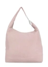 RICK OWENS PINK LEATHER SHOPPING BAG