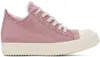 RICK OWENS PINK LOW trainers