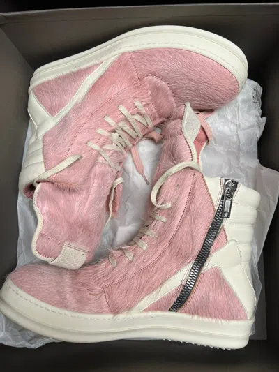 靴 Rick Owens Geth Runner pink pony 42 rick-owens-pink-pony-hair-