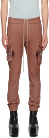 Rick Owens Pink Porterville Mastodon Leather Pants In 23 Thulian