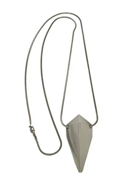 Rick Owens Piramyd Charm Accessories In Grey