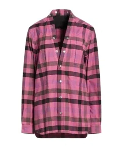 Rick Owens Woman Shirt Fuchsia Size 2 Cotton In Pink
