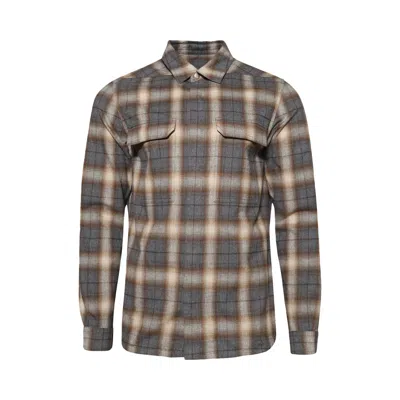 Pre-owned Rick Owens Plaid Outershirt 'grey Plaid' | Men's Size 48