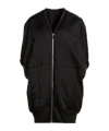 Rick Owens Plain Colour Jackets In Black