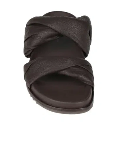 Rick Owens Plain Colour Sandals In Brown