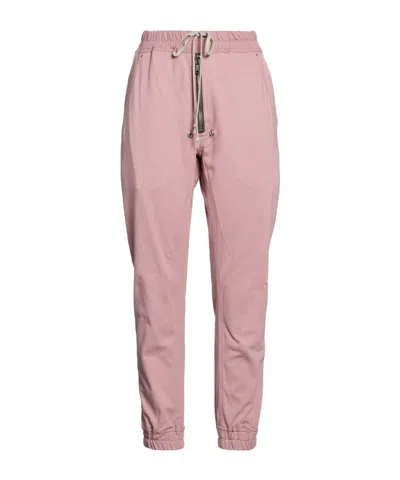 Rick Owens Plain Colour Sweatpants In Pink